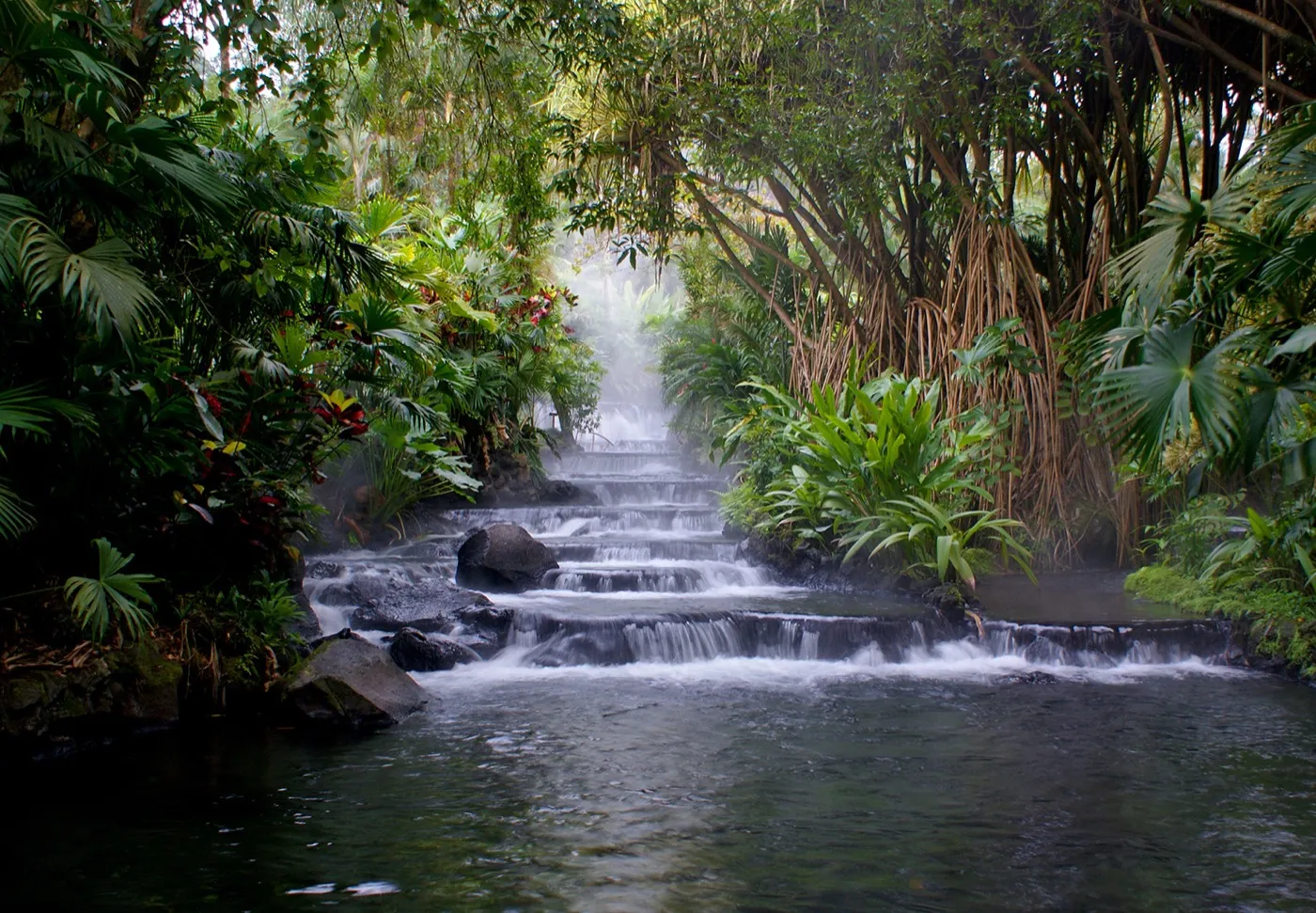 Hot springs near La Fortuna, Costa Rica